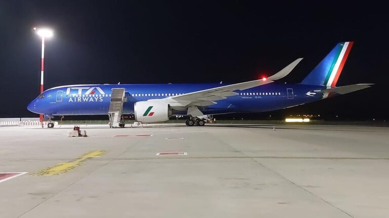 ITA AIRWAYS recibe su primer Airbus A350
