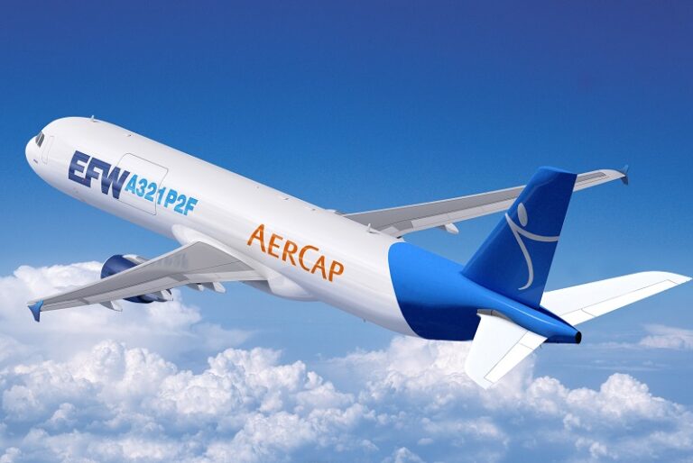 AERCAP acuerda un pedido para la conversión de 30 Airbus A321 a cargueros con EFW